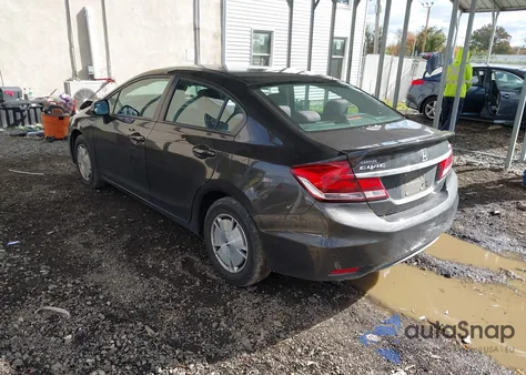 2013 Honda Civic Hf z USA, uszkodzony, nr VIN 2HGFB2F60DH529480